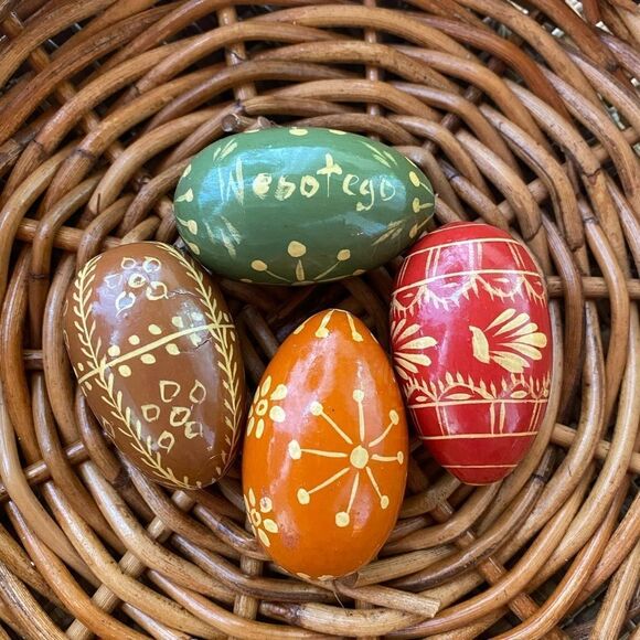 Set of 4 Allelujah Decorative Eggs EUC - Picture 2 of 4
